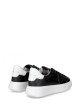 Sneaker bassa Temple uomo - nero e bianco