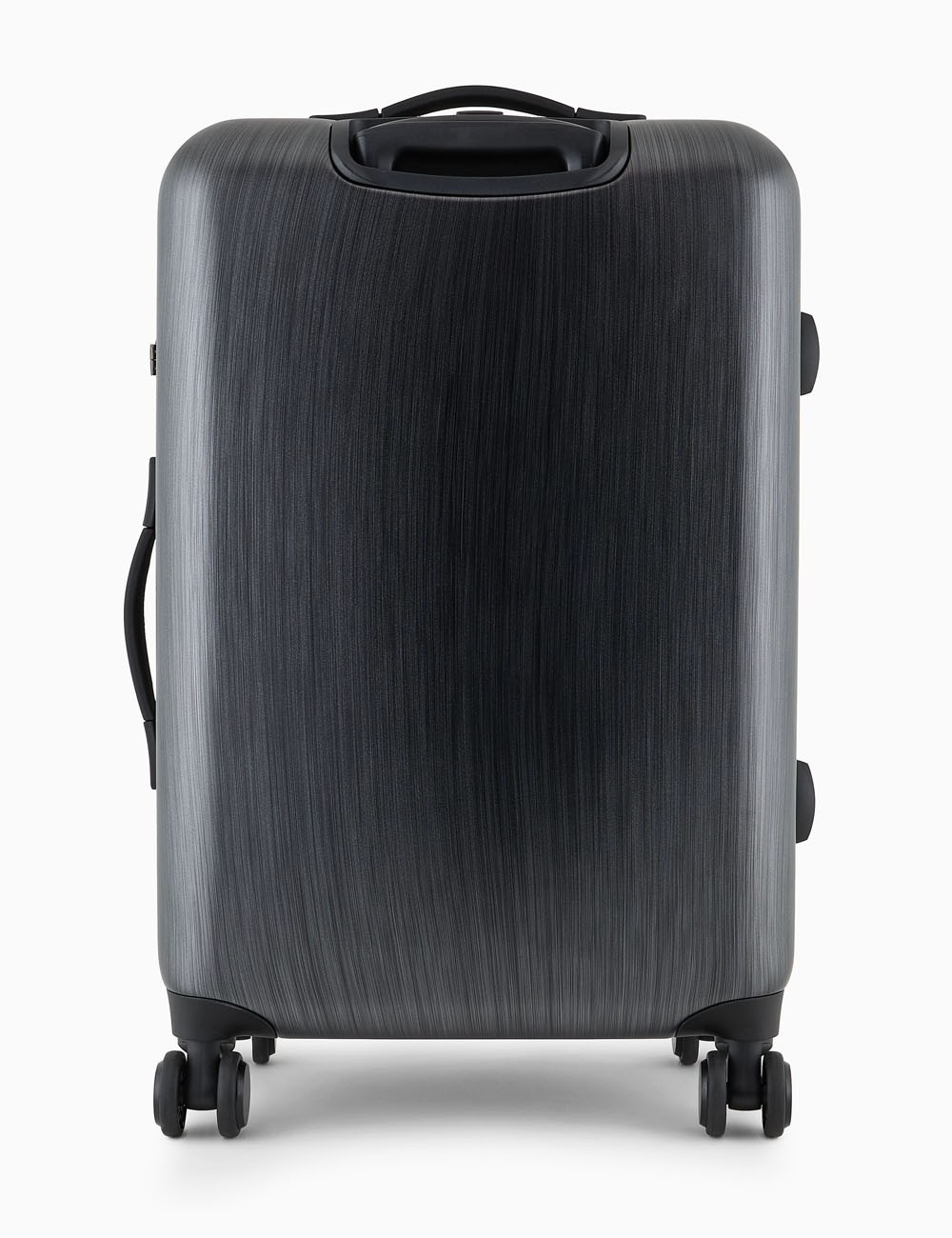 Trolley medio in ABS con maxi aquila a rilievo grigio