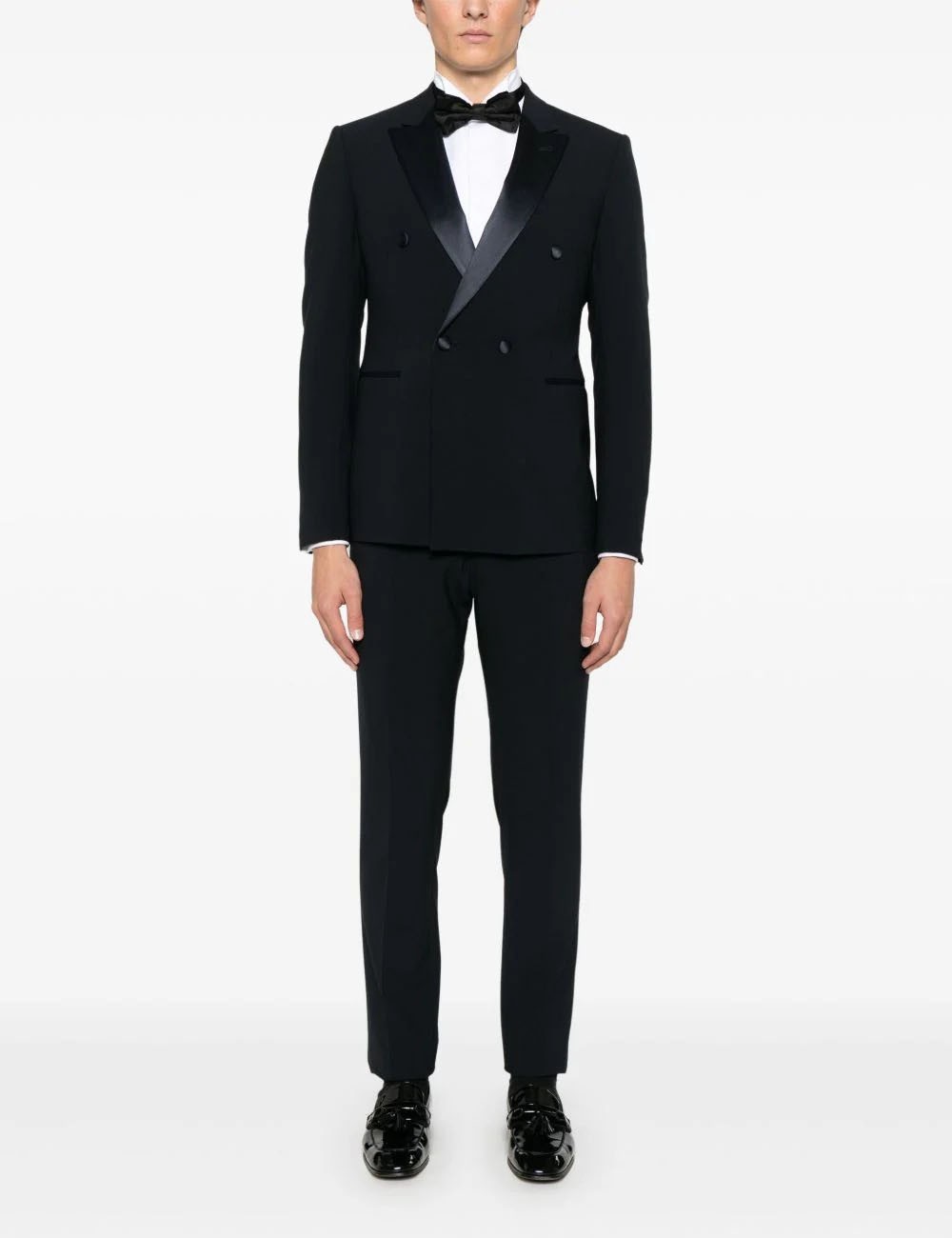 Dark Navy Double Breasted Tuxedo