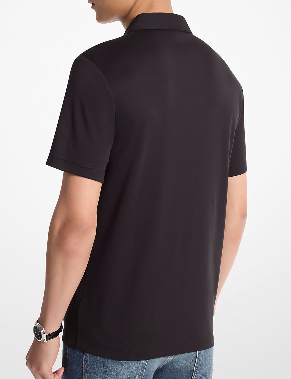 Cotton Polo Shirt black