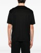 T-shirt in jersey misto lyocell con ricamo logo ASV nera