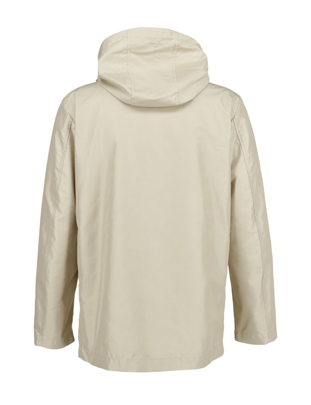 Parka Corto in Popeline Tecnico sabbia