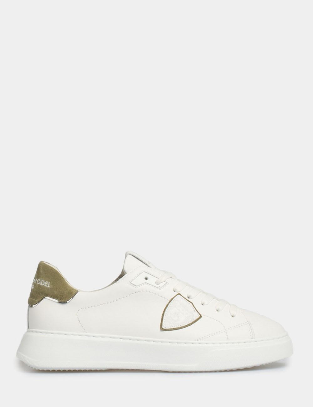 Sneakers Temple Tennis Blanc Vert
