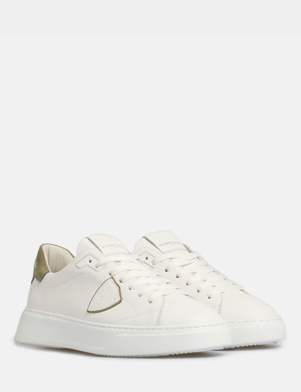 Sneakers Temple Tennis Blanc Vert
