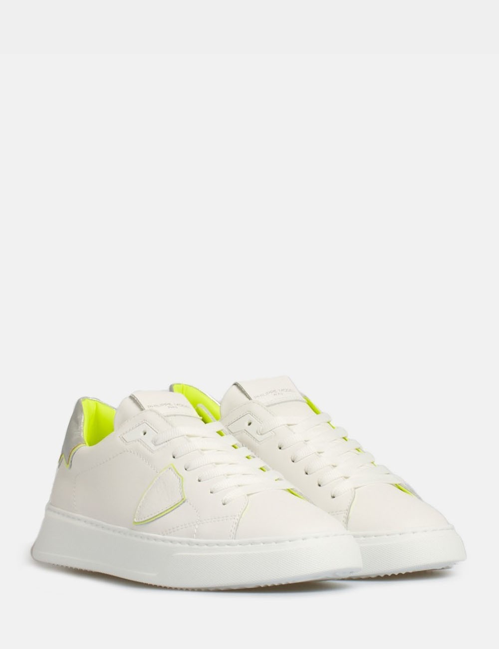 Sneakers Temple Tennis Neon Blanc