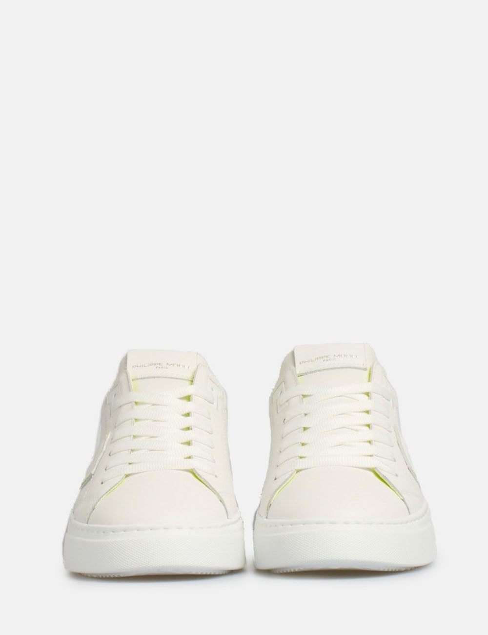 Sneakers Temple Tennis Neon Blanc