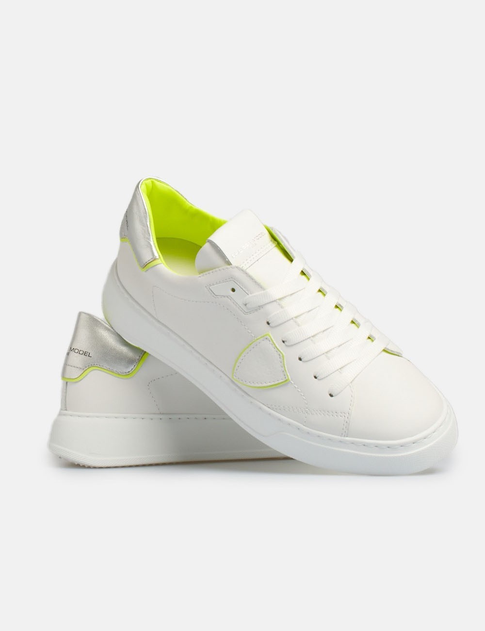 Sneakers Temple Tennis Neon Blanc