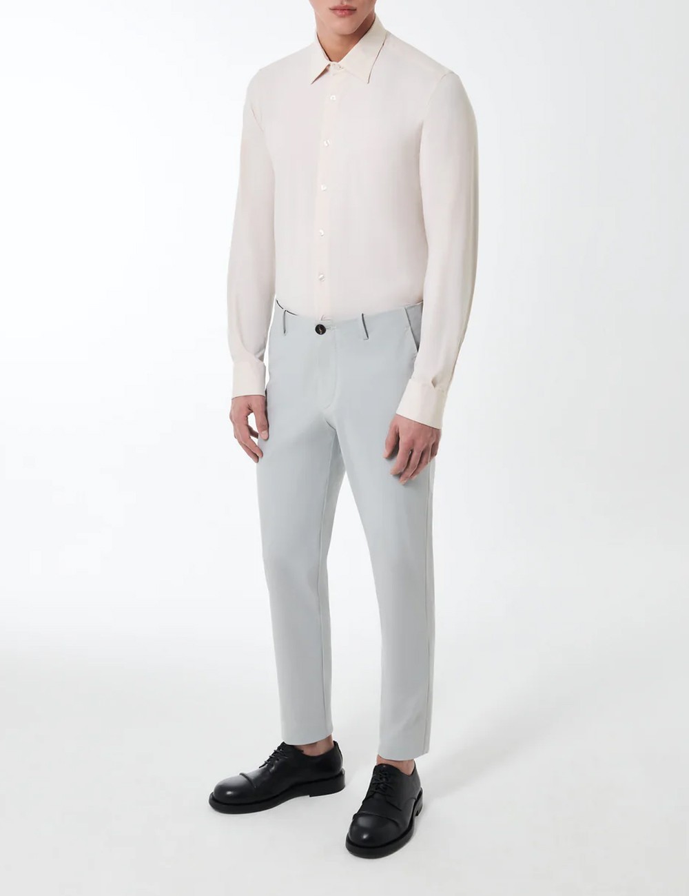 Camicia Oxford blue black