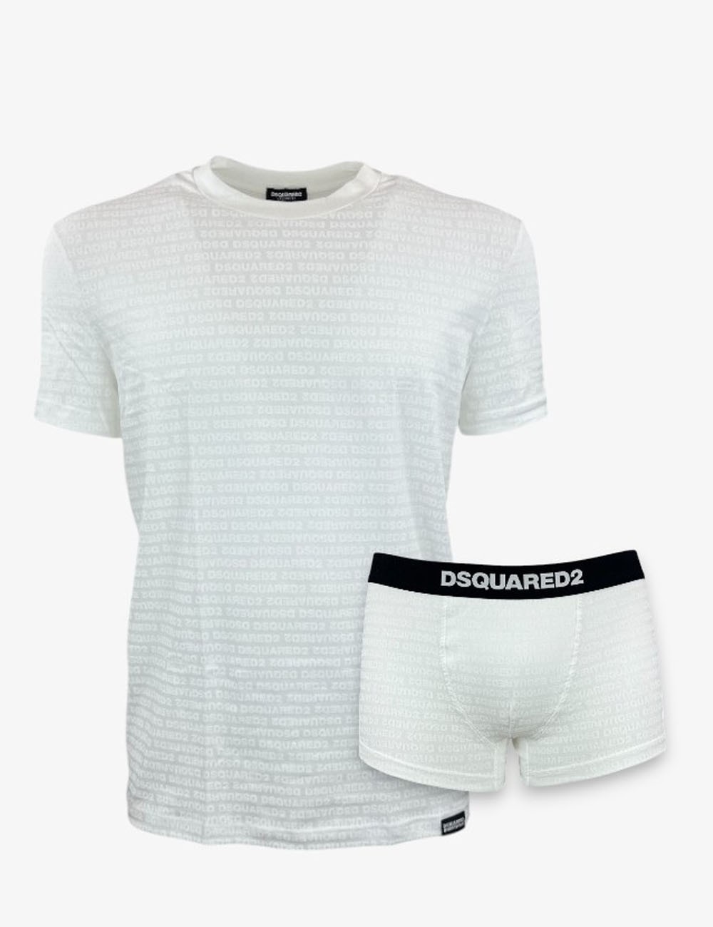 T-shirt con Boxer bianco