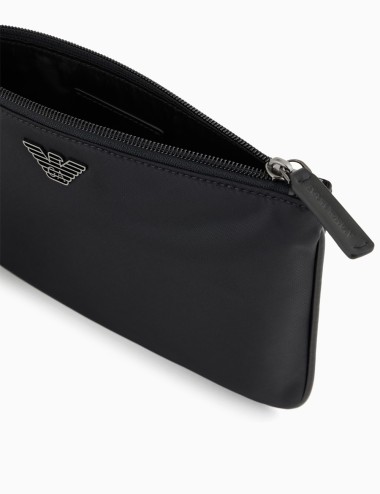 Pochette in nylon riciclato ASV nera