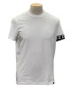 T-shirt with logo bracelet white