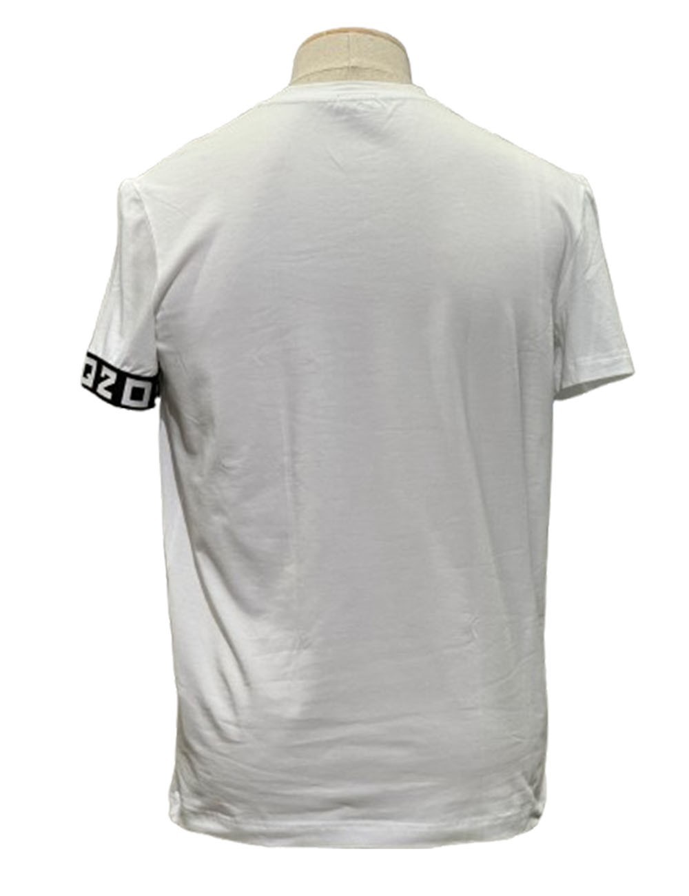 T-shirt with logo bracelet white