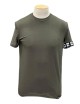 T-shirt con logo bracciale militare
