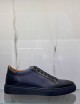 Sneakers in pelle traforate blue
