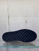Sneakers in pelle traforate blu