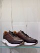 Sneakers in pelle brown