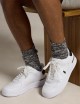 Sneakers Masters Court in pelle bianca tallone nero