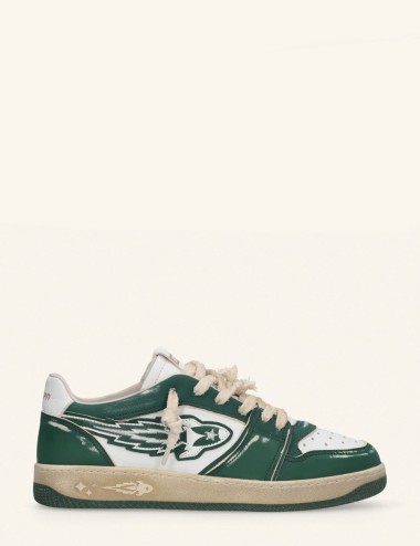 Entjpn Egg Rocket - sneakers unisex vintage in pelle verde