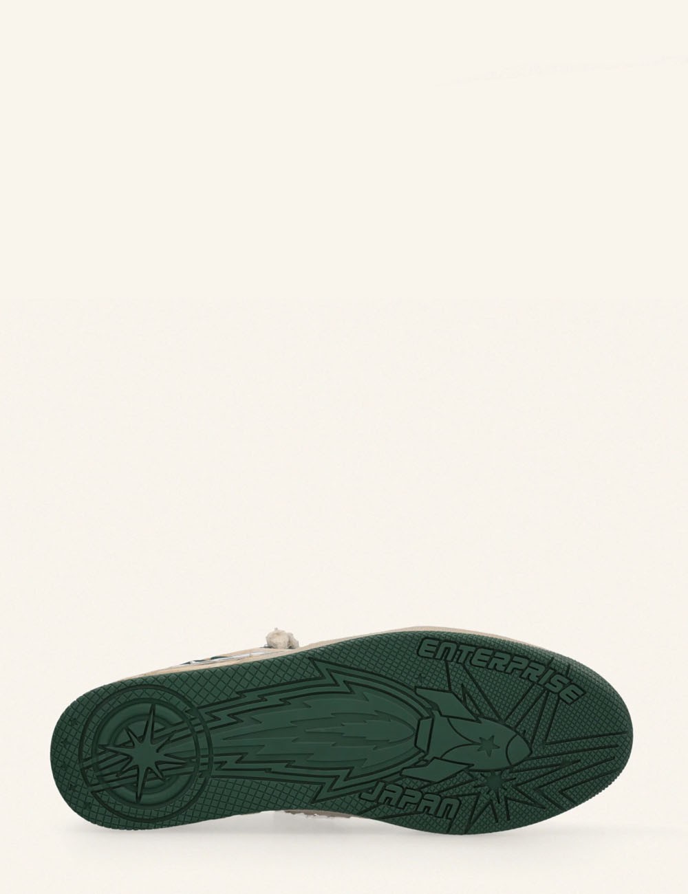 Entjpn Egg Rocket - sneakers unisex vintage in pelle verde
