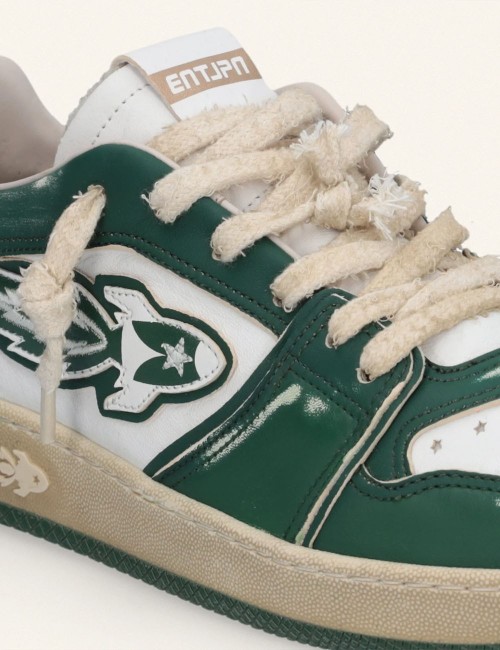 Entjpn Egg Rocket - sneakers unisex vintage in pelle verde
