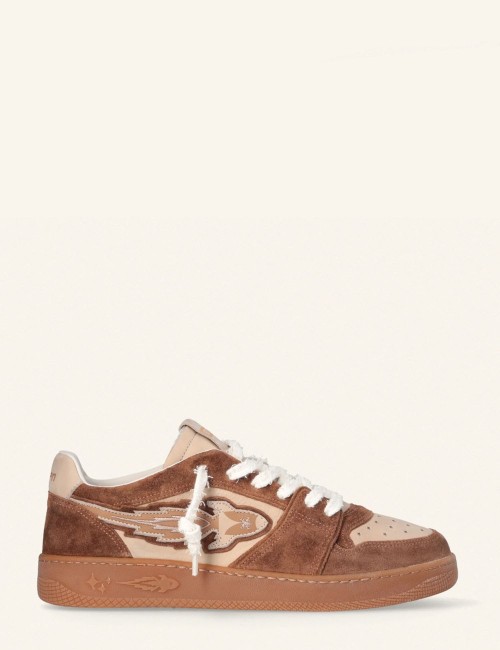 Entjpn Egg Rocket - sneakers unisex bicolor brown