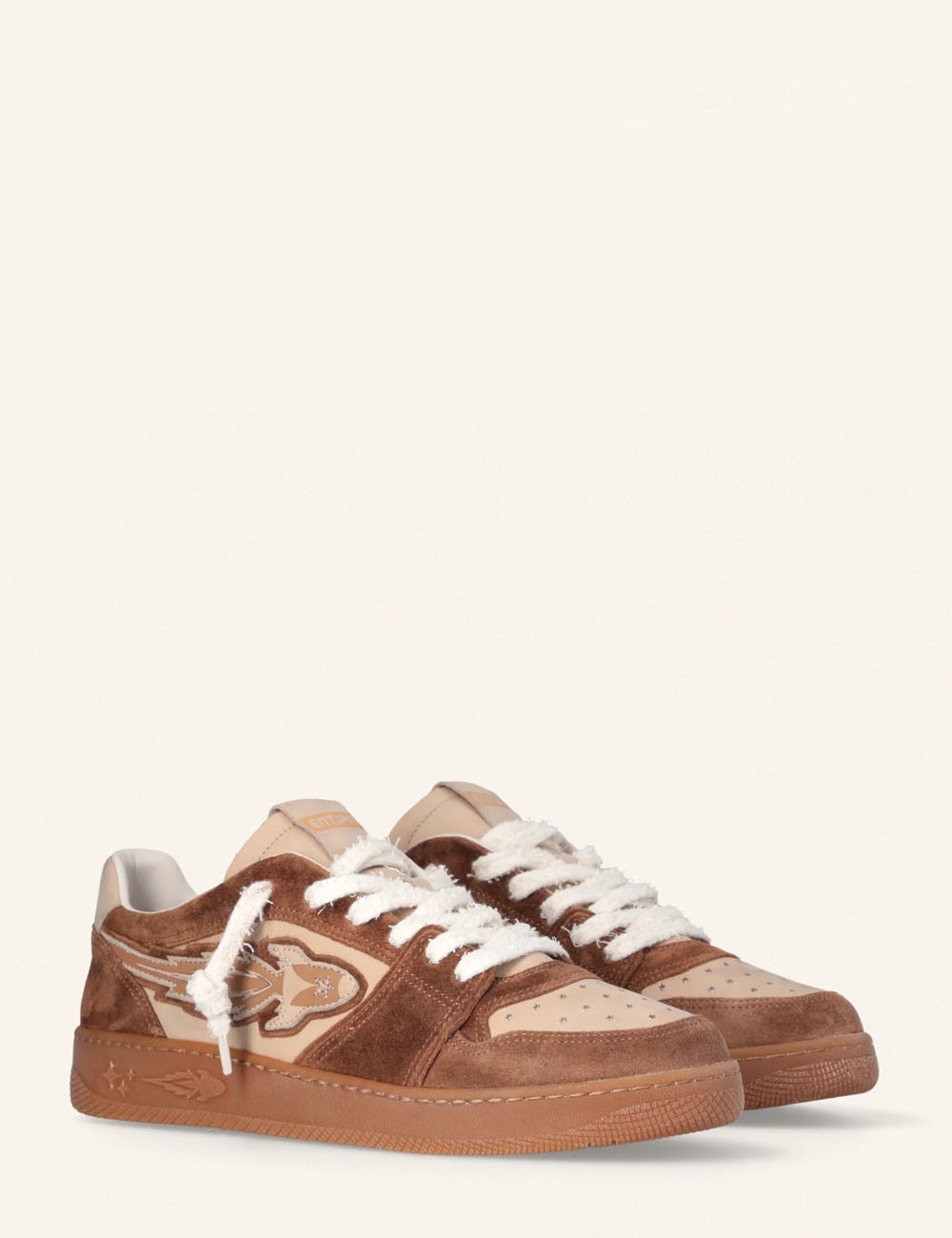 Entjpn Egg Rocket - sneakers unisex bicolor brown