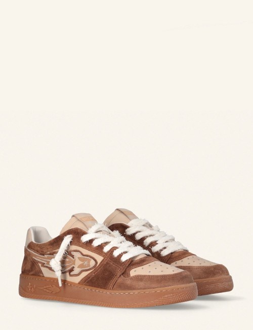 Entjpn Egg Rocket - sneakers unisex bicolor brown