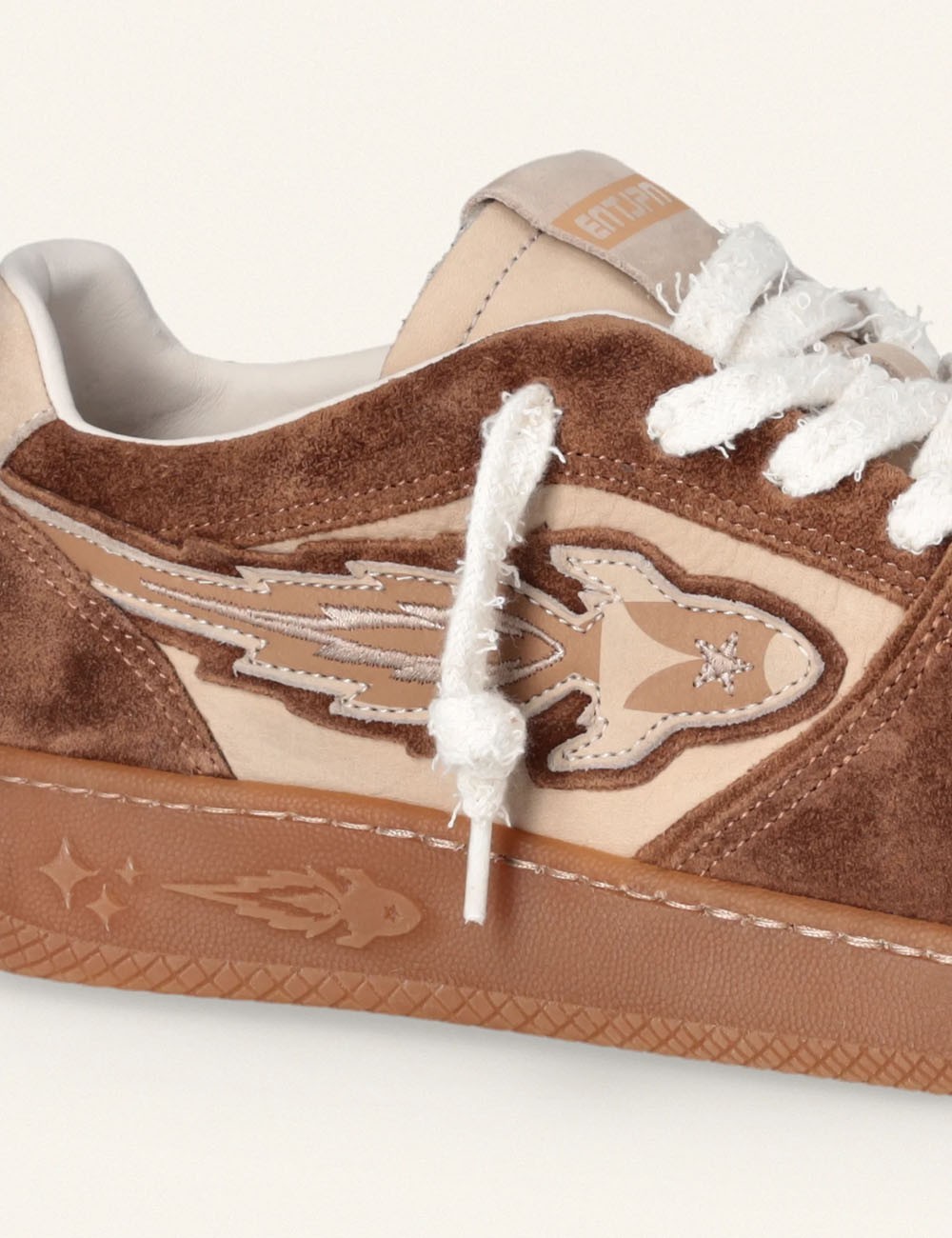 Entjpn Egg Rocket - sneakers unisex bicolor brown