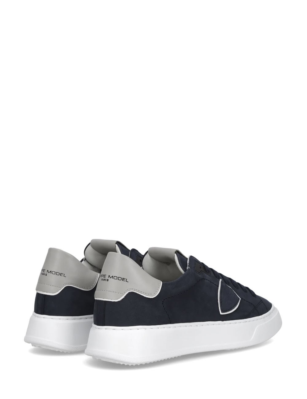 Sneakers Temple Bianco Blu Grigio