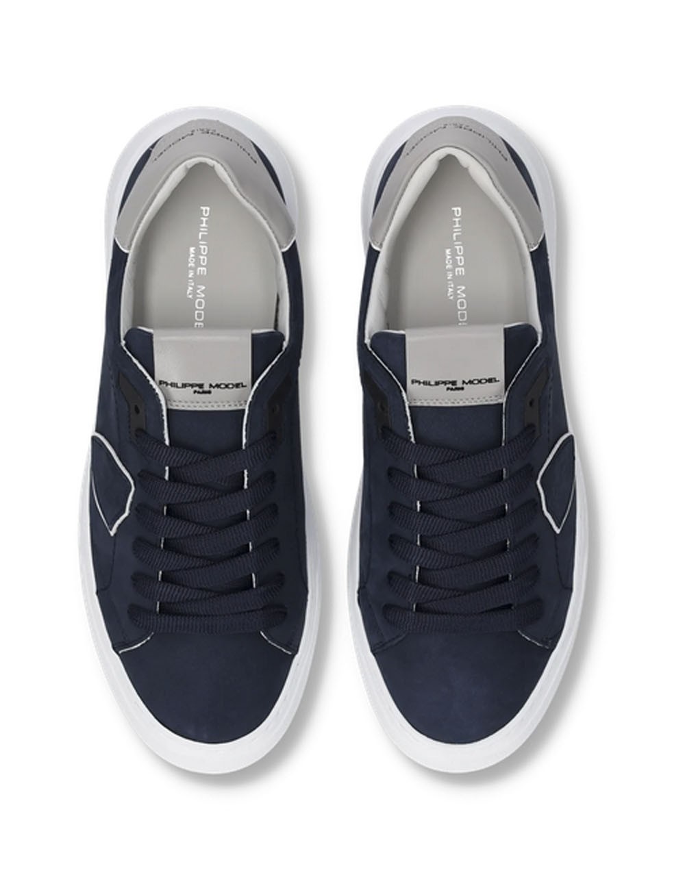 Sneakers Temple White Blue Grey