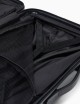 ABS carry-on case with Saffiano detail and eagle plate black