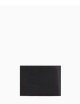 Portafoglio coin pocket in pelle rigenerata saffiano placchetta aquila ASV nero