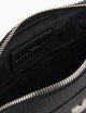 Beauty in pelle rigenerata saffiano placchetta aquila ASV nero