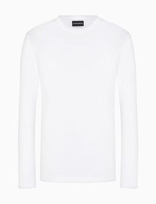 Maglia in jersey misto lyocell ASV bianca
