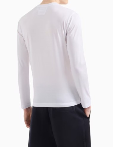 Maglia in jersey misto lyocell ASV bianca