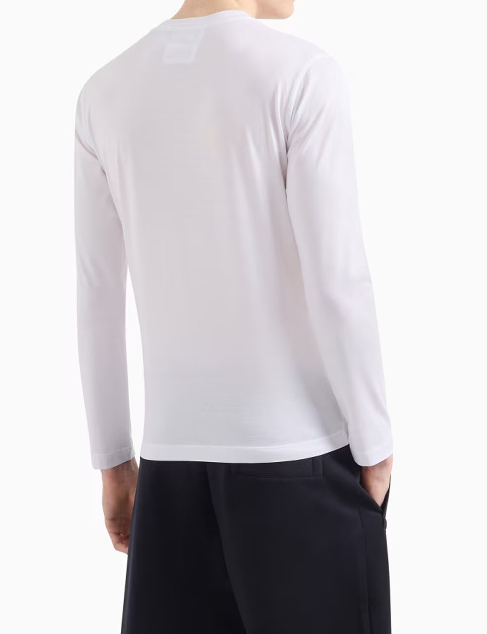 ASV Lyocell-blend jersey jumper white