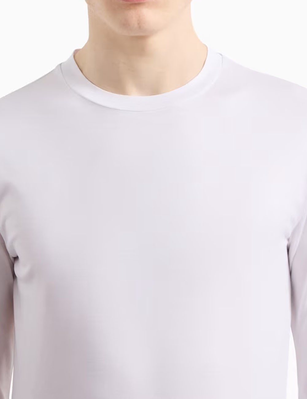 Maglia in jersey misto lyocell ASV bianca