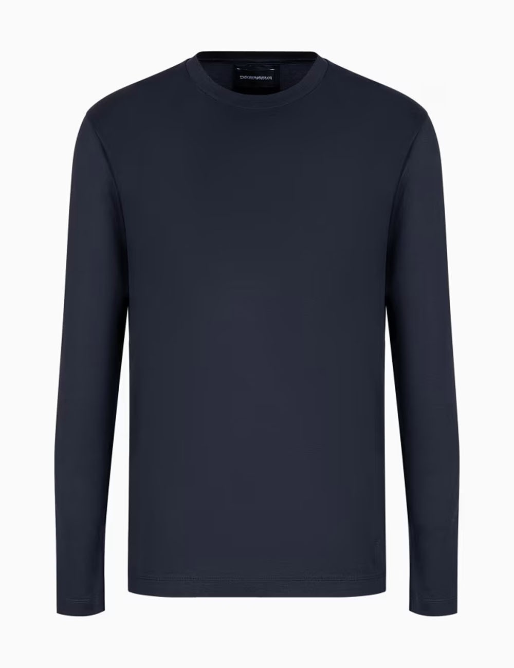 ASV Lyocell-blend jersey jumper navy blue