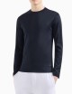 ASV Lyocell-blend jersey jumper navy blue