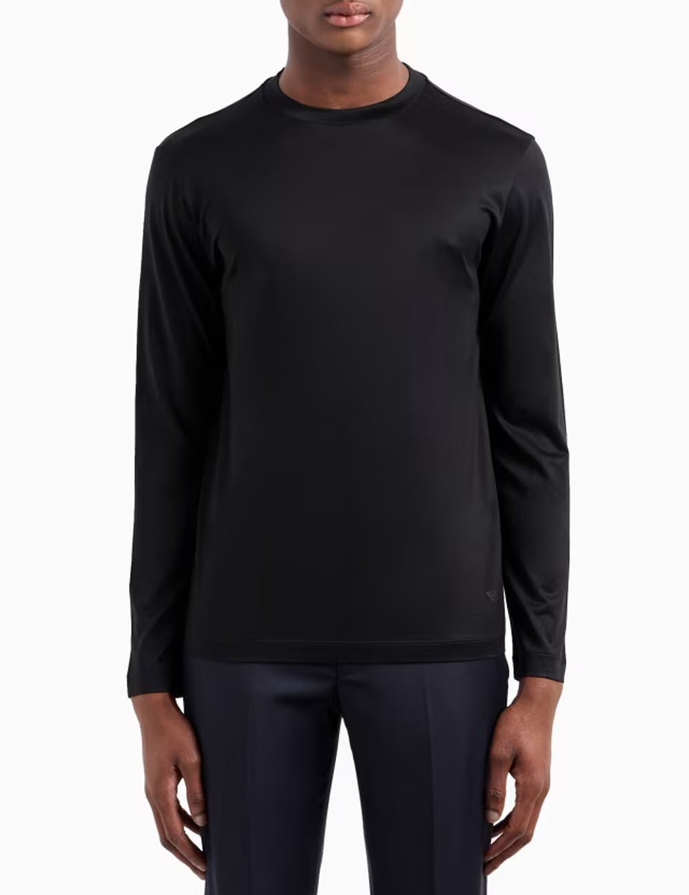 Maglia in jersey misto lyocell ASV nera