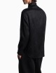 Camicia in lyocell jacquard con aquile all over nera