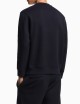Felpa con maxi ricamo in double jersey ASV blu navy
