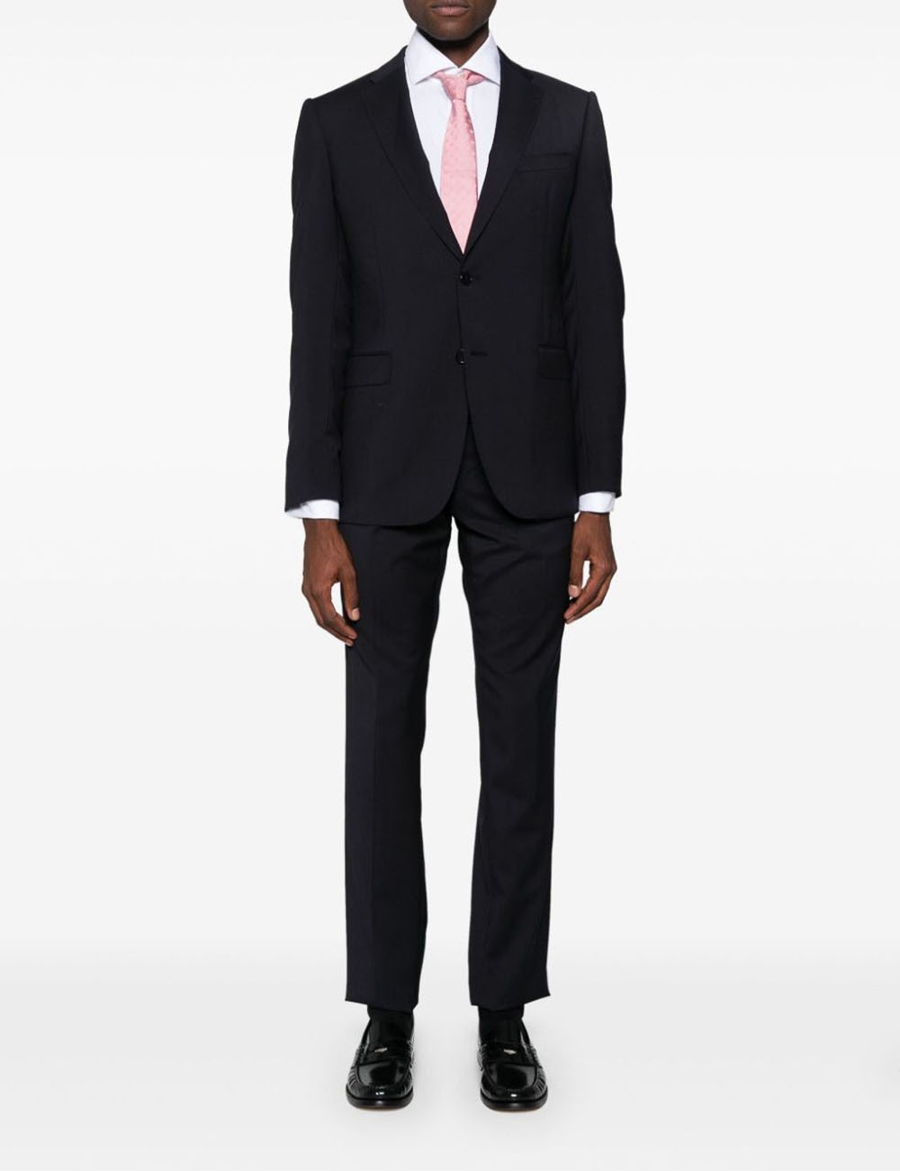 Vestito Monopetto in Lana grigio