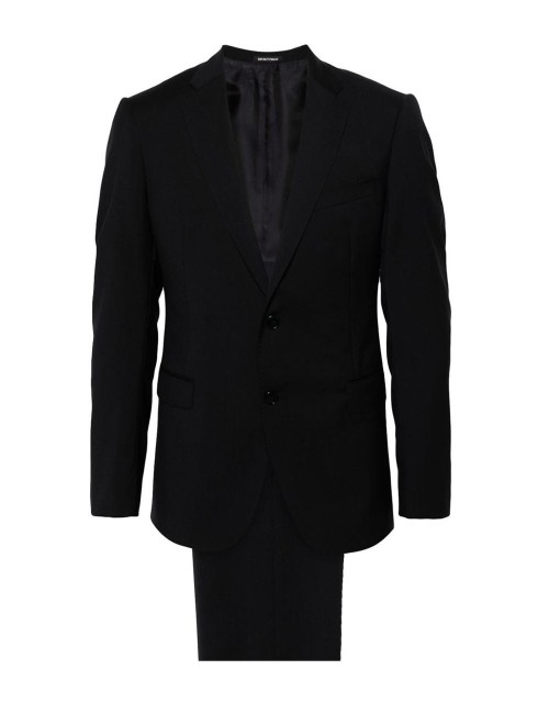 Vestito Monopetto in Lana grigio