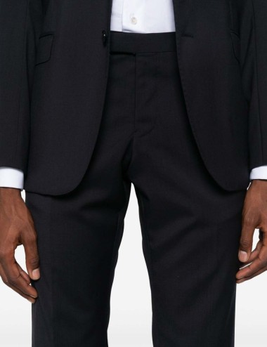 Vestito Monopetto in Lana grigio