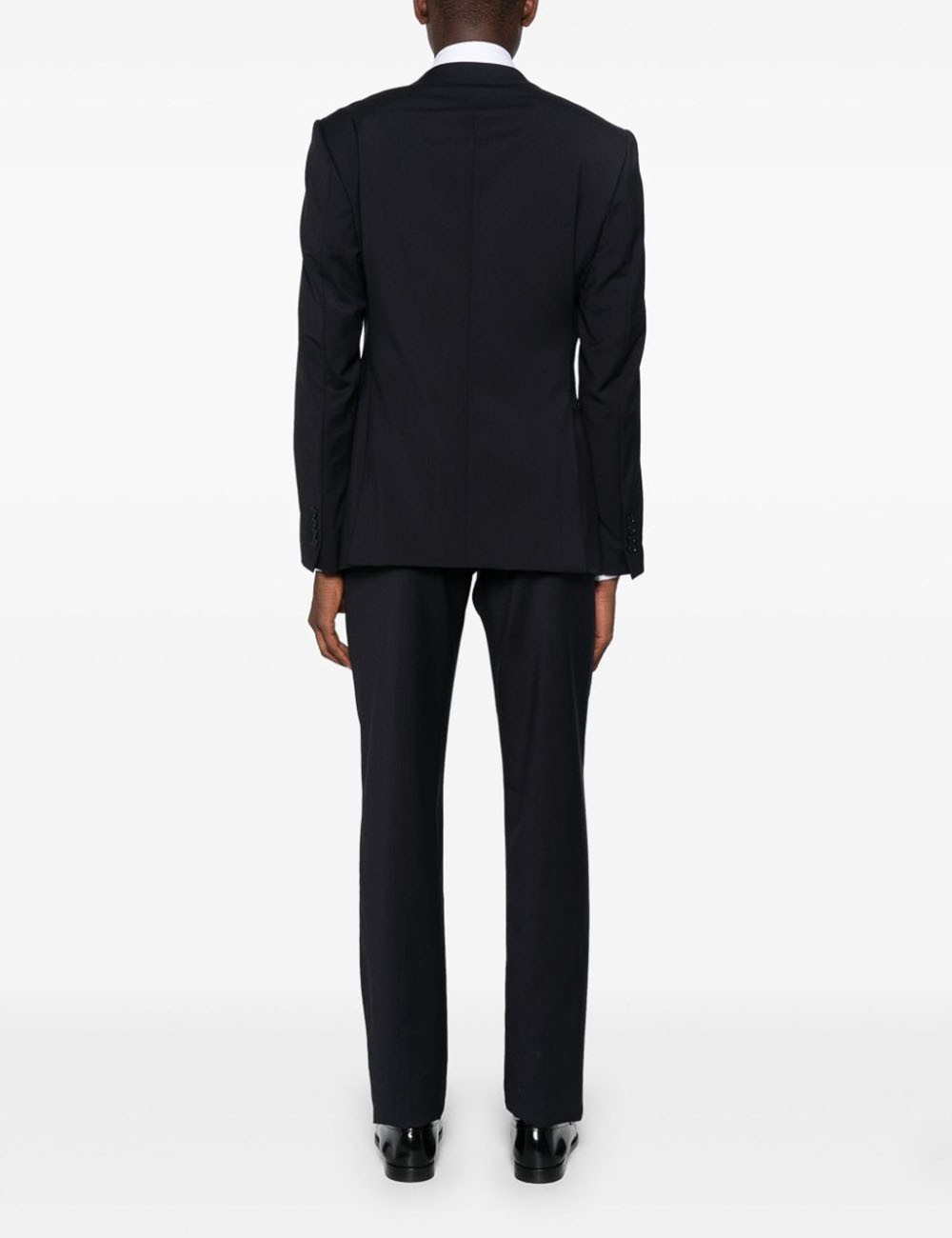 Vestito Monopetto in Lana grigio