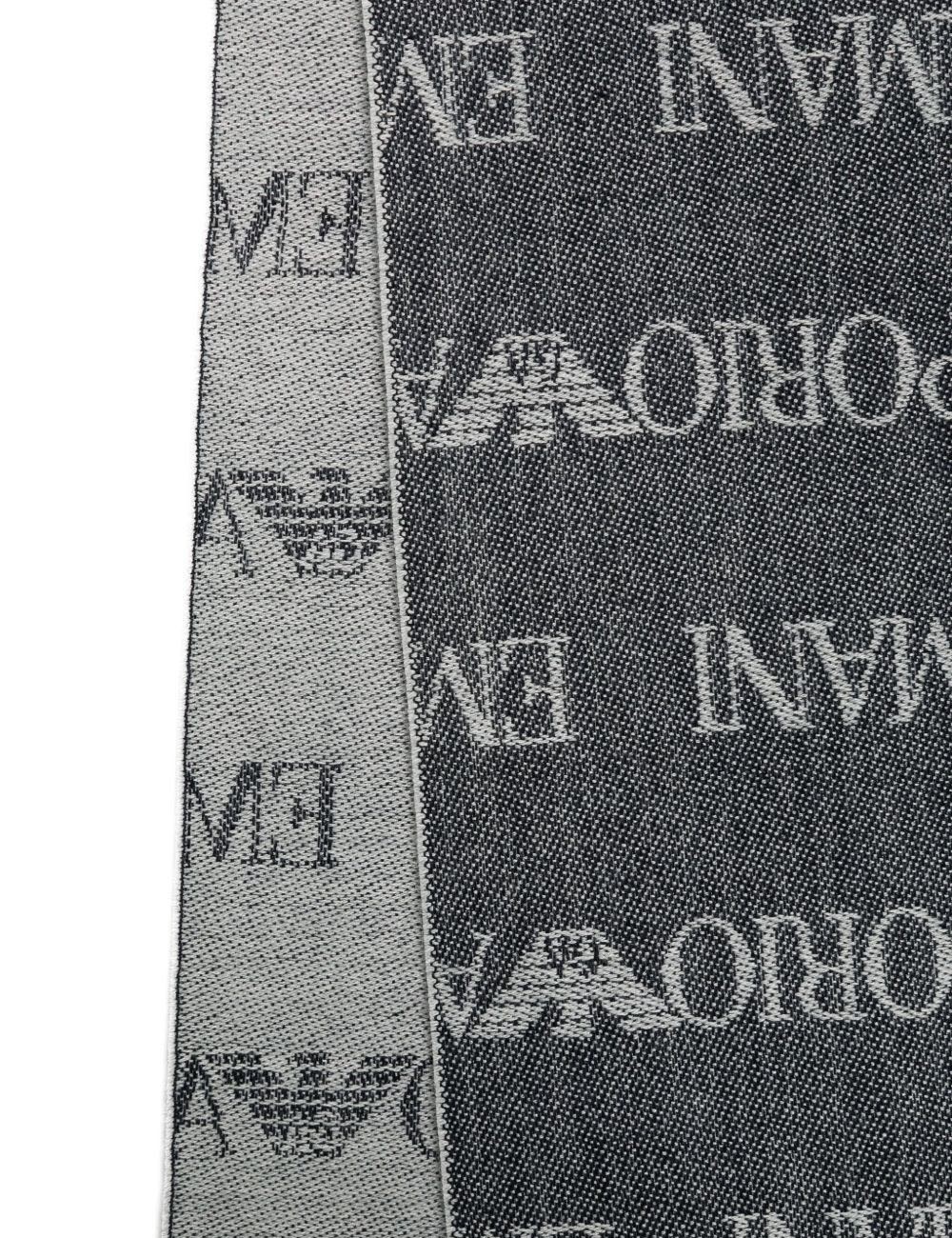 Sciarpa in misto lana blu