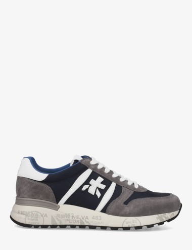 SNEAKERS LANDER 7203 NERO GRIGIO
