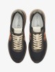 SNEAKERS MICK 7721 BLU MARRONE SCURO