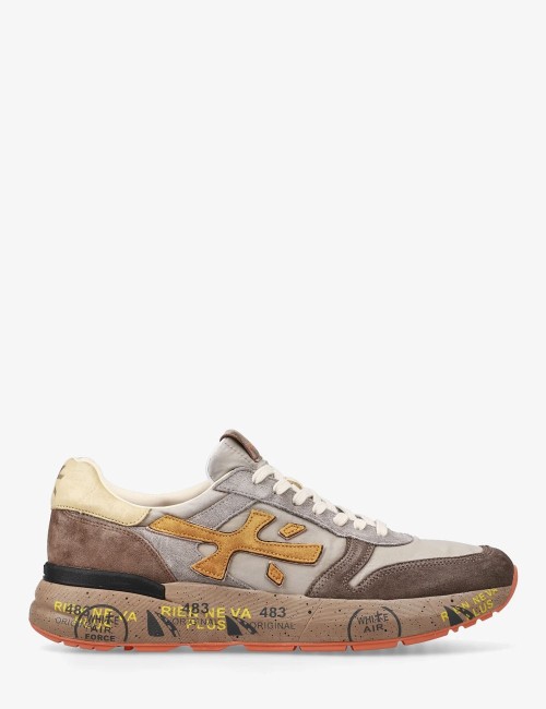 SNEAKERS MICK 7866 TAUPE MARRONE